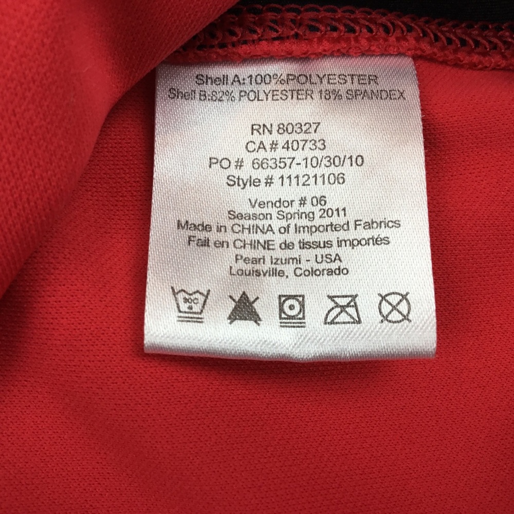 Pearl Izumi Select Series Cycling Jersey Red/Black - Picture 9 of 15